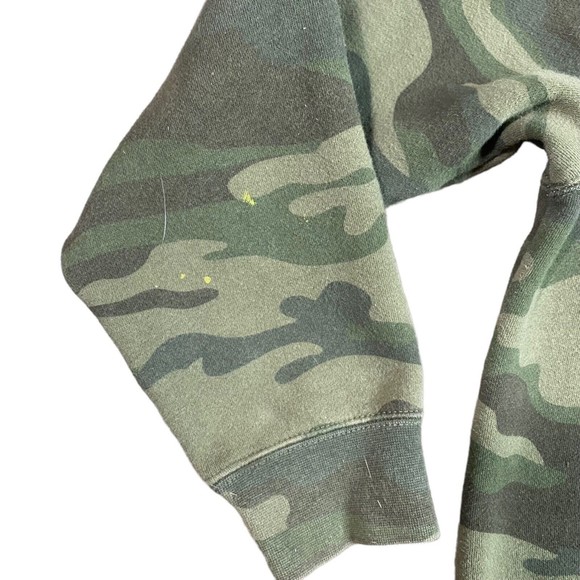 Anti Social Social Club Green Camouflage Hoodie Sweatshirt - Picture 7 of 7